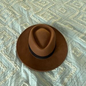 ASOS Brown Fedora‎ with Black Band